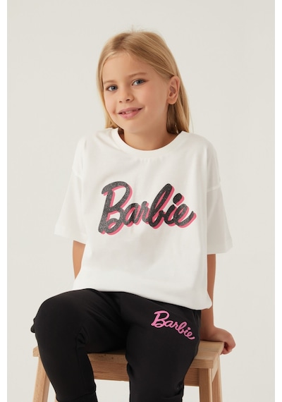 Barbie Kız Çocuk Krem Tshirt 5274-43505 Krem