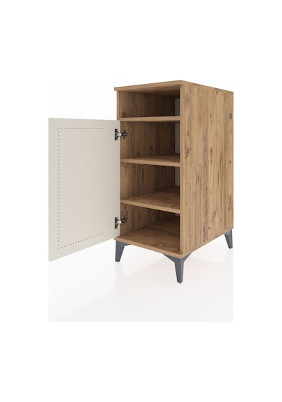 Kronos Komodin 3 Raflı Tek Kapaklı 44x59x96 Çam-aytaşı Atlas Çam