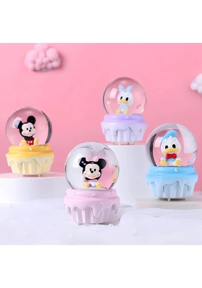 Mickey Mouse Işıklı Kar Küresi 9 Cm