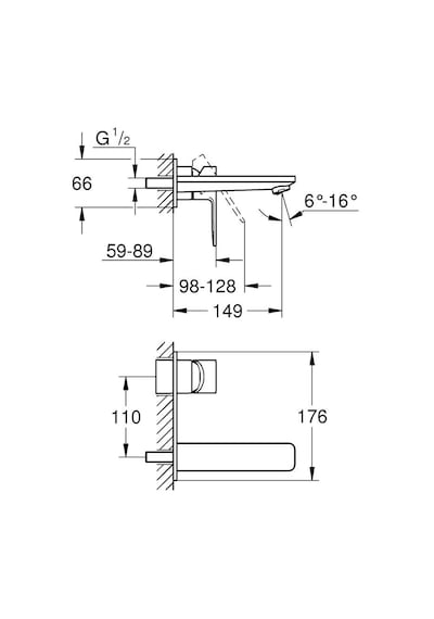 Grohe Lineare New İki Delikli Lavabo Bataryası 19409001