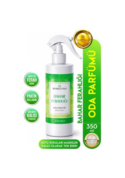 Doğal Kötü Koku Engelleyici Oda Parfümü Bahar Ferahlığı 350 Ml Ferah