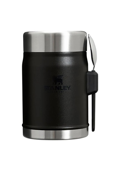 The Legendary Food Jar + Spork .4l / 14oz - Black 2.0 3 Adet Çok Renkli