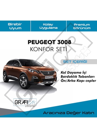 Peugeot 3008 Konfor Seti - Araç Içi Ses  Kumaş Kaplama