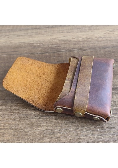 Sumerian Leather Craft Deri Cüzdan Kadın Taba