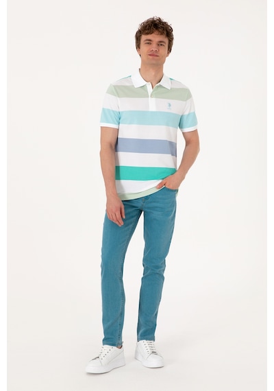 U.S. Polo Assn. Erkek Açık Mavi Slim Fit Jean Pantolon 50298567-DN0030