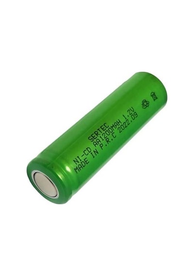 Sertec 1.2Volt 1200mAh AA Ni-CD Şarjlı Kalem Pil Başlıksız 1 Adet
