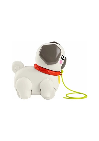 Fisher-price Sesli Minik Dostumla Yürüyüş Eğlenceli Çekçekli Köpek Oyuncağı 16,2 Cm