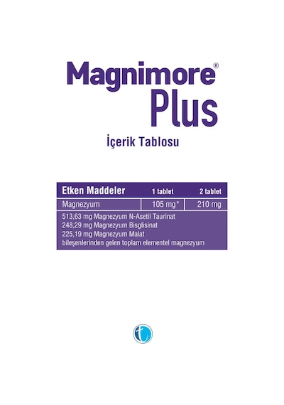 Magnimore Plus 90 Tablet 8680133002861