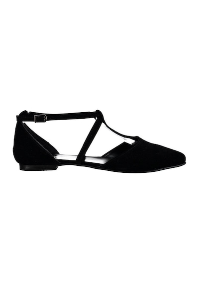 Fox Shoes Siyah Kadın Babet D726537302 Siyah