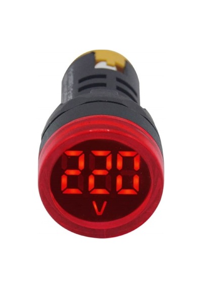 Gwest Ad116-22dsv-kr ,24v..550v Kırmızı M22 Voltmetre