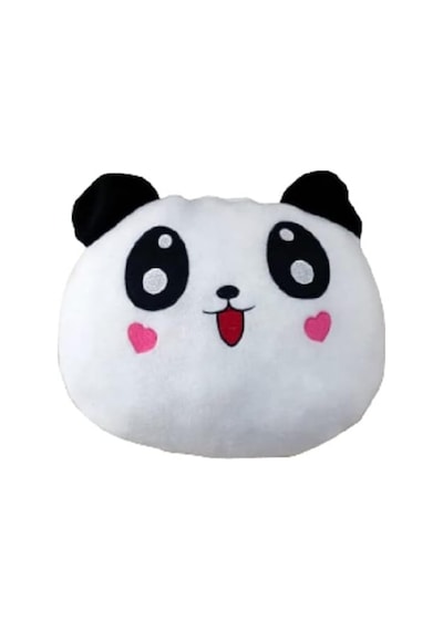 Arsimo 8683200803453 Panda Figürlü Kalp Yanaklı Sevimli Peluş Yastık Minnoş Yavru Panda Tasarımlı Dekoratif Yast Diğer