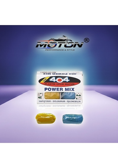 404 Power Mix Mini 40 Gr Plastik Çelik Macun Yapıştırıcı