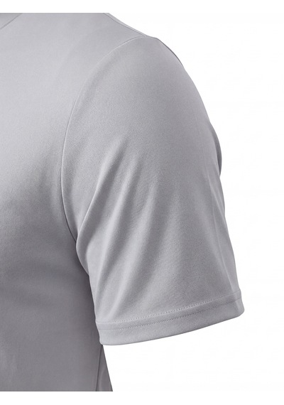 Orendahill Erkek Spor Tişört Hızlı Kuruyan Esnek Regular Fit Basic Gym Activewear Gri