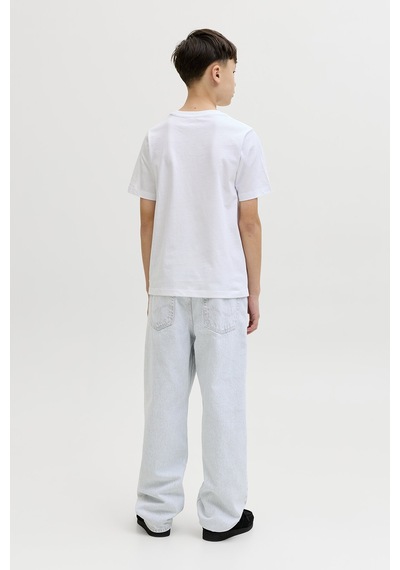 Jack & Jones Junior Jack&jones Junıor Erkek Çocuk Tişört 12293162 BEYAZ