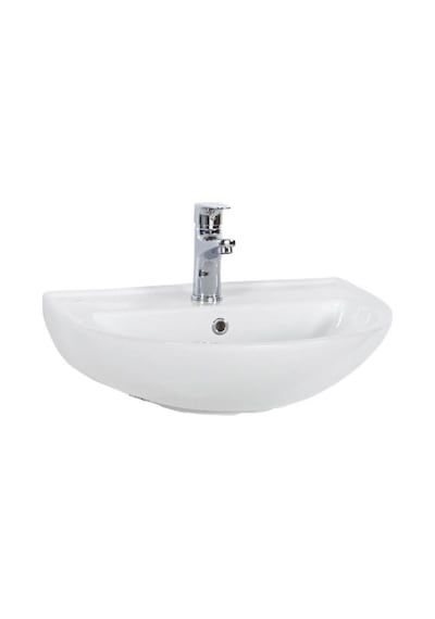 Creavit Yarım Ayak Oval Lavabo 40 x 50 CM Beyaz Tp155