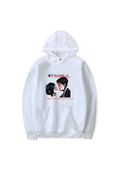 Startmore My Chemol Ramonce Mcr Emo Punk Hoodie Mod954 15095 Beyaz Beyaz