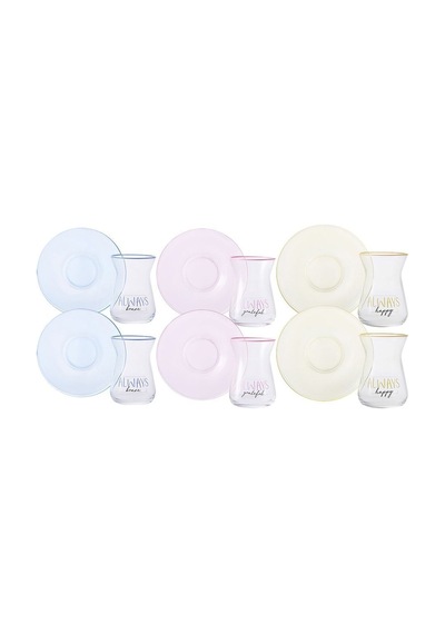 Karaca  Always 12 Parça 6 Kişilik Çay Seti 130 ml