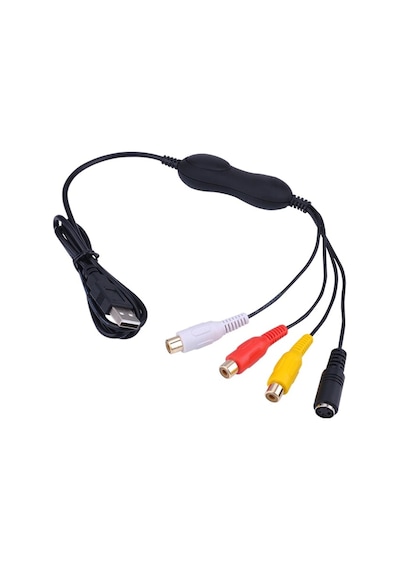 Alfais 4754 Usb 2.0 Xbox Ps3 Vhs Hi8 Mini Dv Video Capture Ezcap