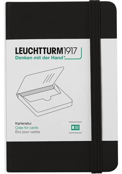 Leuchtturm1917 Lüks Kartvizitlik, Siyah