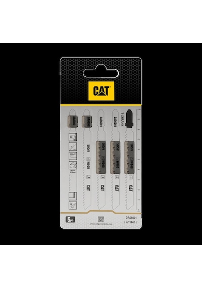 Cat Da06001 5 Parça Profesyonel Ahşap Hızlı/kaba Kesim Dekupaj Testere Bıçağı, Ucu Fr Da06001