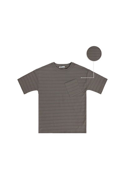 Civil Boys Basic Önü Cepli 10-13 Yaş Tişört - Kahverengi Koyu Kahve