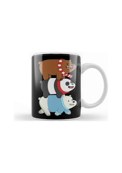 We Bare Bears 02 Kupa Bardak Porselen No22759 Karışık