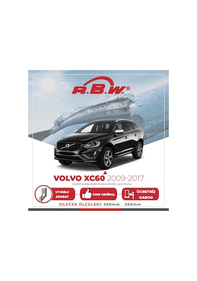Volvo XC60 Muz Silecek Takımı (2009-2017) RBW