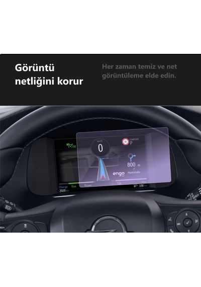 Opel Corsa Ultimate 7 İnç Dijital Gösterge Ekran Koruyucu ' Sadece Ekran Koruyucu