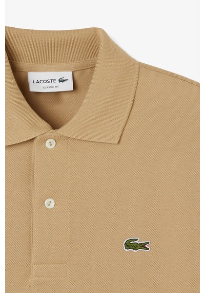 Lacoste Men's Classic Fit Polo T-shirt Erkek Polo Yaka Tişört Krem