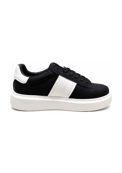 Lufian 121230055 Luna Deri Unisex Sneaker Ayakkabı Siyah