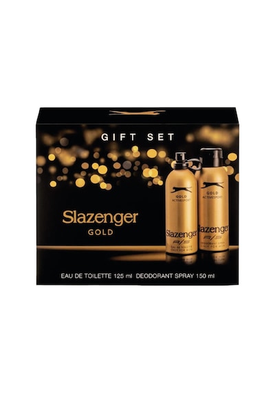 Slazenger Active Sport Parfüm Deodorant Set Erkek Gold