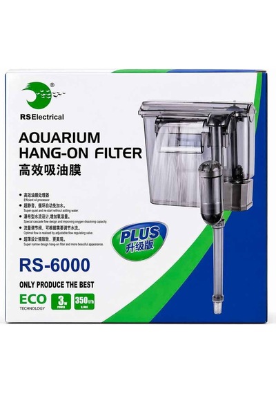 Rs 6000 Plus Akvaryum Şelale Filtre 350 L/h 3 W