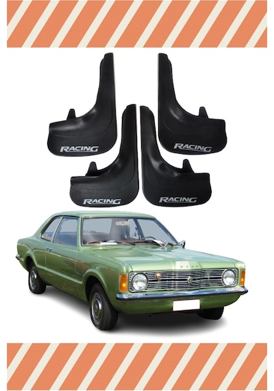 Ford Taunus Racing Yazılı 4'lü Tozluk Çamurluk Paçalık