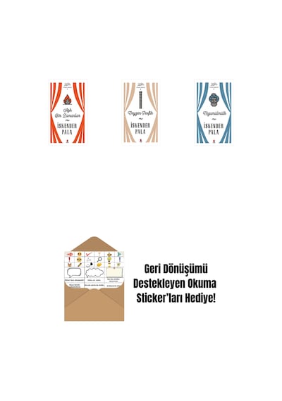Aşk Bir Zamanlar Ciltli + Neyzen Tevfik Ciltli + Nizamülmülk Ciltli + Okuma Sticker'ları