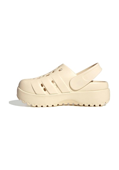 Adidas Adilette Platform Clogs Kadın Ekru Terlik Ekru