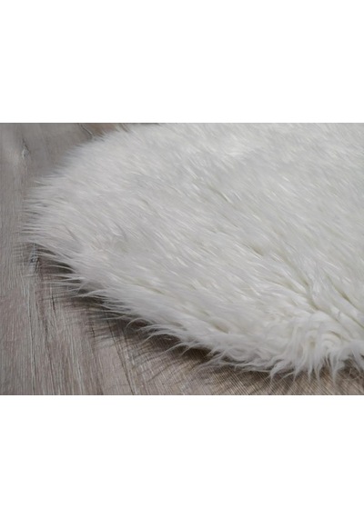 Yamalıhome Peluş Halı Apost Beyaz 75 x 200Cm Post Halı