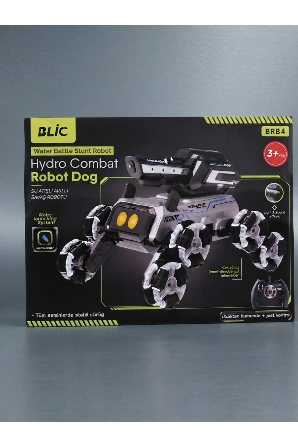 Su Atışlı Akıllı Uzaktan Kumandalı Ve Jest Kontrollü Robot Köpek