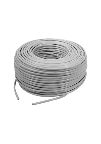 Cat6 Kablo 2 Metre Gri Jaksız
