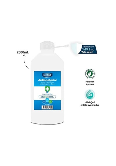 Antibakteriyel Sıvı Sabun 2,5 Lt