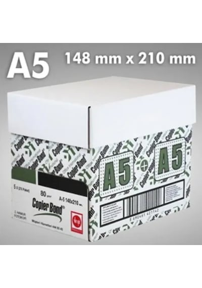 Vege Copier Bond A5 Fotokopi Kağıdı 500'lü 2 Paket