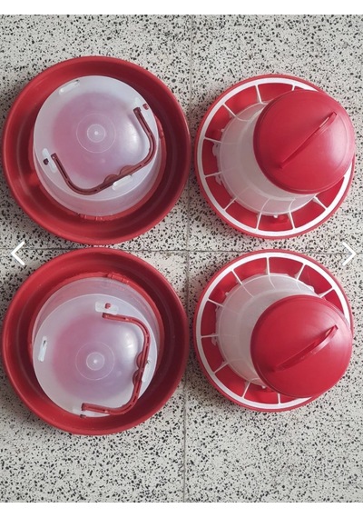 Nurdağ Hırdavat Civciv Yemlik 2 Adet 1.3 Kg Civciv Suluk 2 Adet 1.3 L