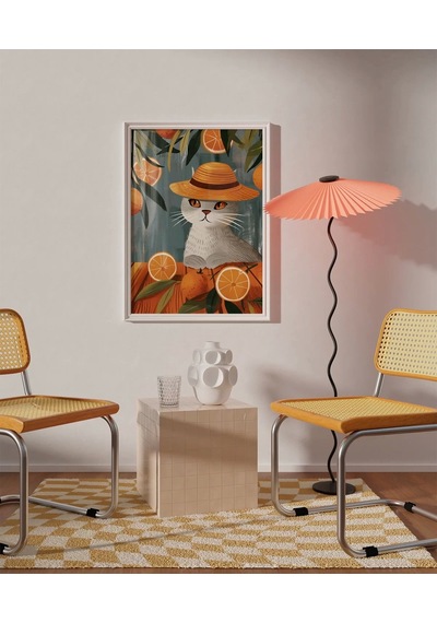 Çerçevesiz Poster Yazlık Patiler