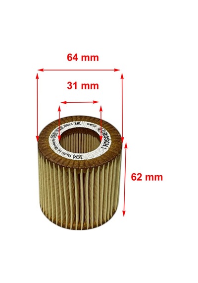Bosch Seat Toledo Iv 1.2 55 Kw, 2013-2015 Yağ Filtresi