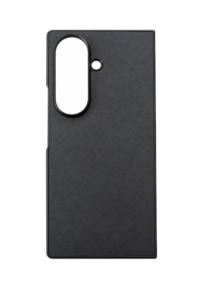 Microcase Samsung Galaxy Uyumlu Z Flip 8 Parmak Tutuculu Kayış Askılı Plastik Kılıf Siyah - Al3007