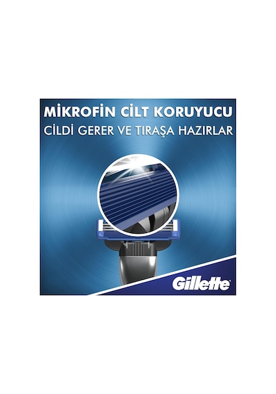 Mach3 Turbo Tıraş Makinesi + Tıraş Bıçağı 1 Adet