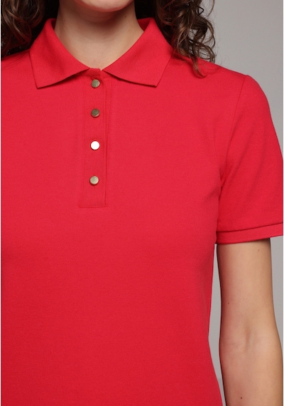 Colin's Colins Slim Fit Polo Yaka Düz Kadın Kirmizi Kısa Kol Tişört Cl1080870 Q1.v2 Red Kırmızı Colin's Colins Slim Fit Polo Yaka Düz Kadın Kirmizi Kısa Kol Tişört Cl1080870 Q1.v2 Red Kırmızı