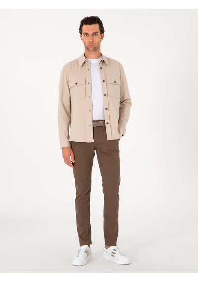 Cacharel Erkek Kahverengi Pantolon Kanvas-chino 50305640-vr029