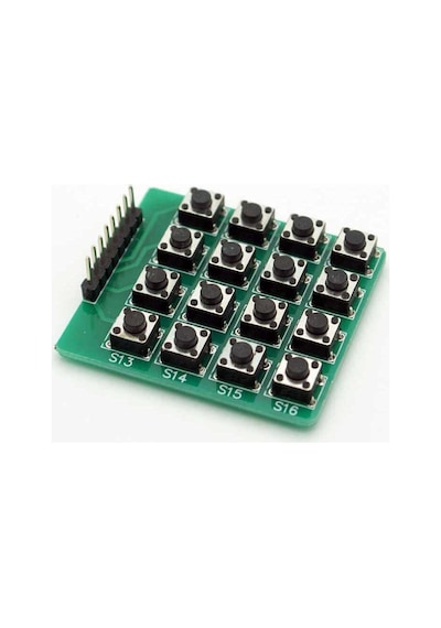 4X4 Tuş Takımı - Push Buton Keypad