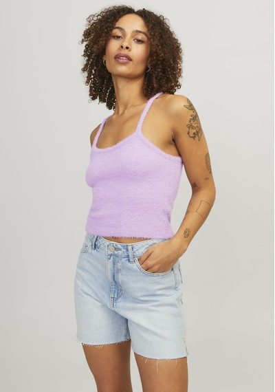 Jack & Jones Kadın Askili Bluz - Olivia 12252454 Lilac Breeze
