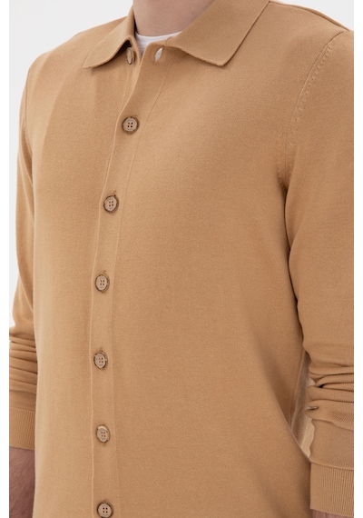U.s. Polo Assn. Erkek Camel Hırka Triko 50298272-vr015 CAMEL